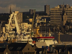 Ships in Aberdeen