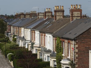 Terraced Victorian houses