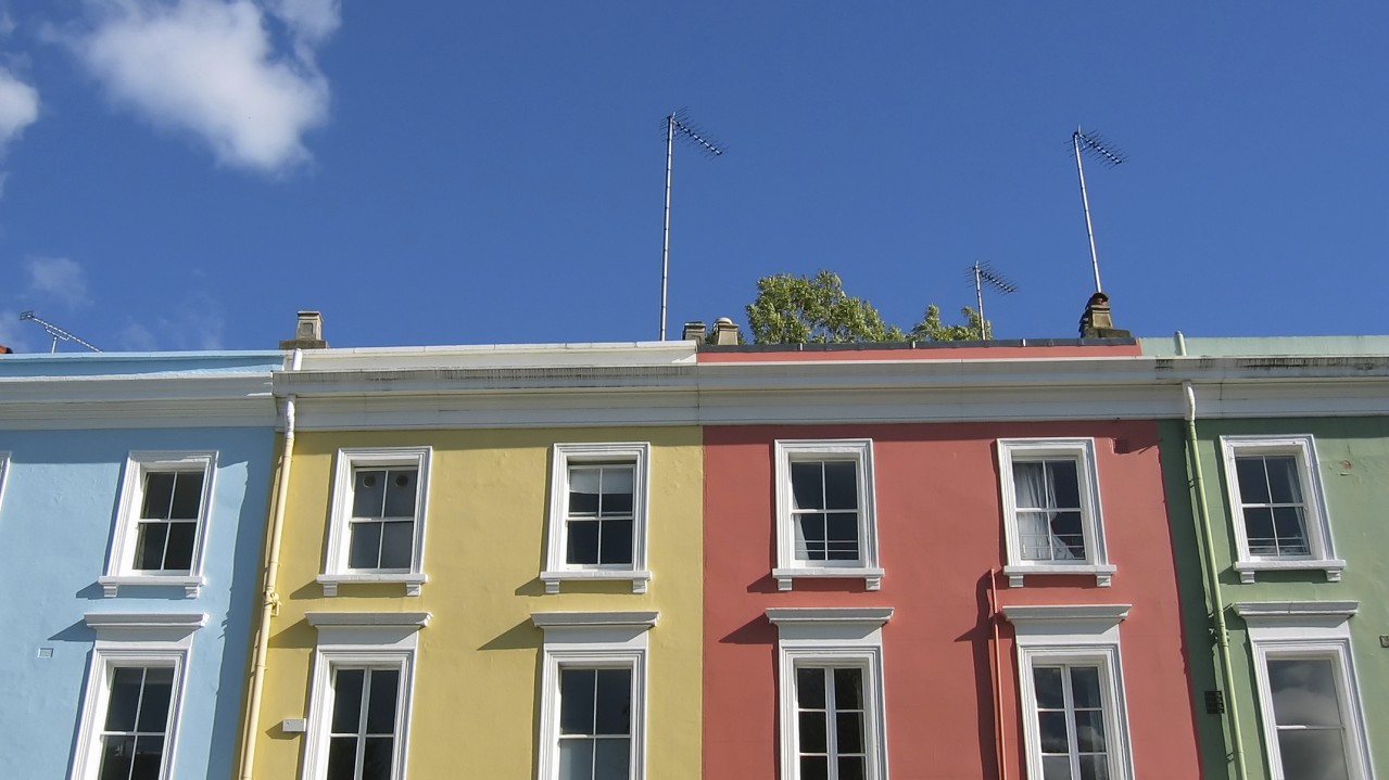 Terraced Georgian houses