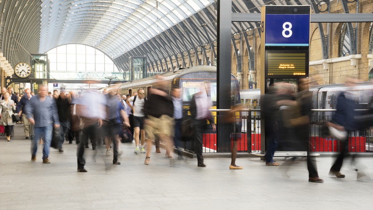 London Train Tube station